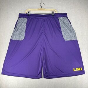 Profile Varsity LSU Tigers Basketball Shorts Mens 3XL Purple Big & Tall NCAA NWT
